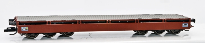 NPE Modellbau NW52041 - TT - Niederbordwagen Sas 4850 mit abgeklappten Bordwänden, DR, Ep. IV- Wagen 2